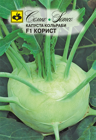 картинка Капуста кольраби Корист 10шт (Семко) магазин Одежда+ являющийся официальным дистрибьютором в России 