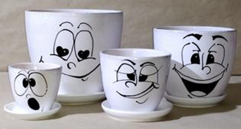 картинка Горшок керамич Настроение 2,5л (Беларусь) магазин Одежда+ являющийся официальным дистрибьютором в России 