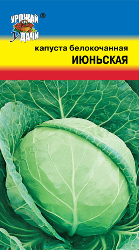 картинка Капуста Июньская 0,5г ц/п (УУ) лучшая раннеспел. магазин Одежда+ являющийся официальным дистрибьютором в России 