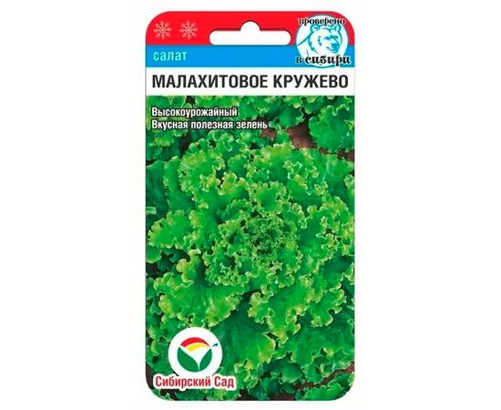 картинка Салат Малахитовое кружево 0,5г (СибСад) магазин Одежда+ являющийся официальным дистрибьютором в России 