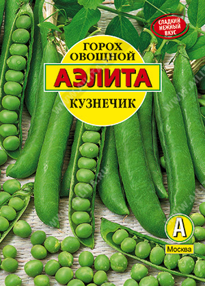 картинка Горох Кузнечик 25г ц/п б/ф (Аэлита) ранний магазин Одежда+ являющийся официальным дистрибьютором в России 
