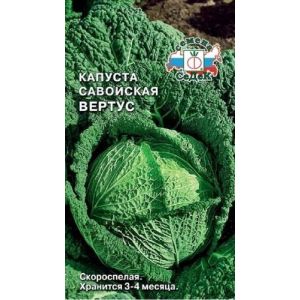 картинка Капуста савойская Вертус 1г ц/п (Седек) магазин Одежда+ являющийся официальным дистрибьютором в России 
