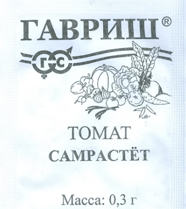 картинка Томат СамРастет (непасын.) 0,05г б/п (Гавриш) ранний магазин Одежда+ являющийся официальным дистрибьютором в России 