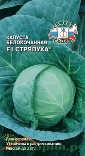 картинка Капуста Стряпуха F1 0,3г ц/п (Седек) ранняя,2кг магазин Одежда+ являющийся официальным дистрибьютором в России 