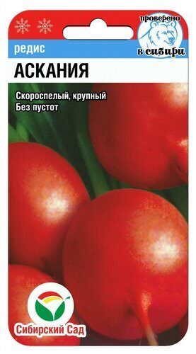 картинка Редис Аскания 2г (СибСад) магазин Одежда+ являющийся официальным дистрибьютором в России 