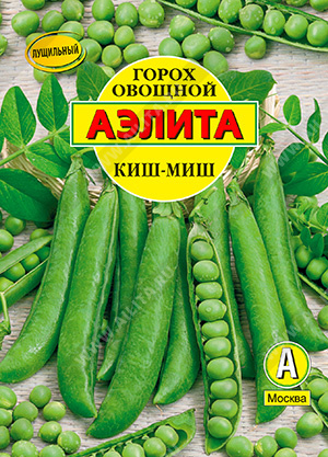 картинка Горох Киш-миш 25г ц/п б/ф (Аэлита) ср/ранний магазин Одежда+ являющийся официальным дистрибьютором в России 
