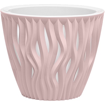 картинка Кашпо Вдохновение 5,7л бежево-розовый КШ-8649 (ВМС) магазин Одежда+ являющийся официальным дистрибьютором в России 