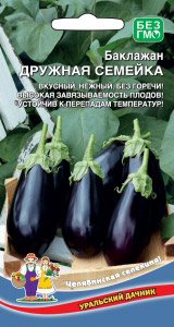 картинка Баклажан Дружная Семейка 20шт ц/п (УД) Новинка! магазин Одежда+ являющийся официальным дистрибьютором в России 