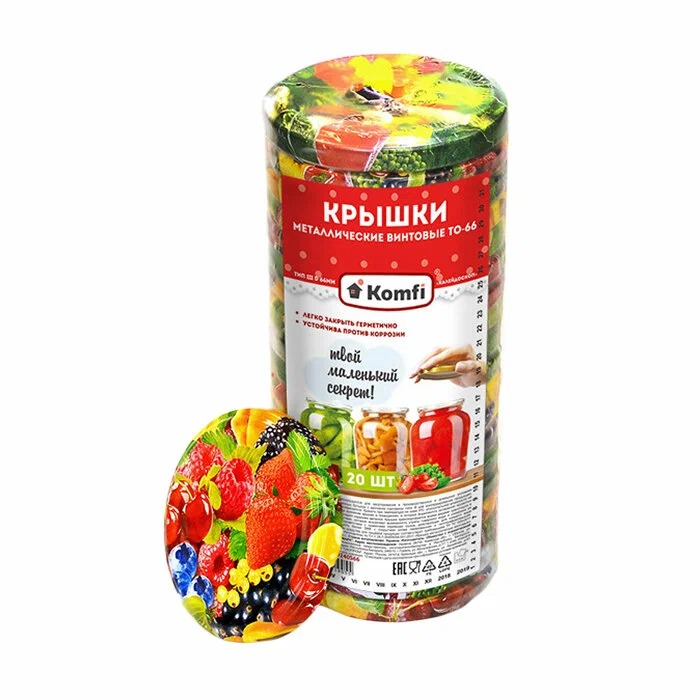 картинка Крышка Твист 82 лит Калейдоскоп (Komfi) 10/400 магазин Одежда+ являющийся официальным дистрибьютором в России 