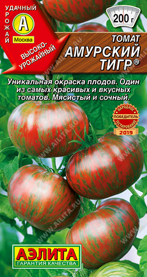 картинка Томат Амурский тигр 20шт ц/п (Аэлита) ср/ран,индетермин,200г магазин Одежда+ являющийся официальным дистрибьютором в России 