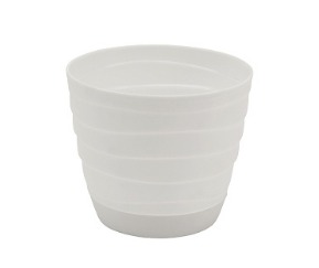 картинка Кашпо Бриз с/п 1,7л белый (Радиан) магазин Одежда+ являющийся официальным дистрибьютором в России 