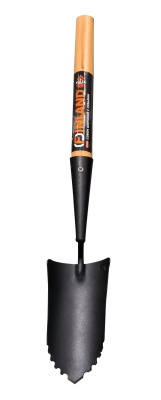 картинка Совок широкий с зубьями Finland Kulta 2370-ч (ЦИТ) магазин Одежда+ являющийся официальным дистрибьютором в России 