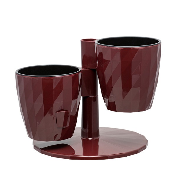 картинка Кашпо Каскад RUBY Дуэт Бордо 1л КШ-8616 (ВМС) магазин Одежда+ являющийся официальным дистрибьютором в России 