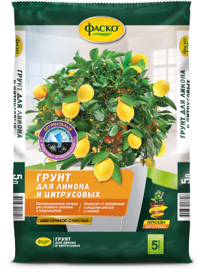 картинка Грунт Цветочное счастье для Лимона и Цитрусовых 5л (Фаско) 5/315 магазин Одежда+ являющийся официальным дистрибьютором в России 
