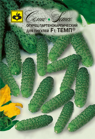 картинка Огурец Темп F1 5шт (Семко) партеник,мини-корнишон магазин Одежда+ являющийся официальным дистрибьютором в России 