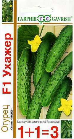 картинка Огурец Ухажер F1 серия 1+1/20шт ц/п (Гавриш)  магазин Одежда+ являющийся официальным дистрибьютором в России 