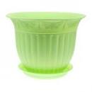 картинка Кашпо Виноград 19 с/п 1,6л мятный (Техпласт) магазин Одежда+ являющийся официальным дистрибьютором в России 