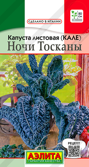 картинка Капуста кале Ночи Тосканы 0,2г ц/п (Аэлита) магазин Одежда+ являющийся официальным дистрибьютором в России 