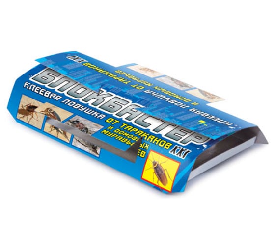 картинка Ловушка-домик Блокбастер 1 домик (ВХ) 10/200 от тараканов магазин Одежда+ являющийся официальным дистрибьютором в России 