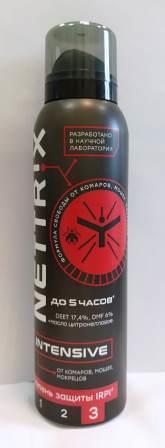 картинка Аэрозоль Intensive от комаров,мошек,мокрецов 150мл 02-139 ^(ТехЭкс) 6/24 д/обраб.одежды  магазин Одежда+ являющийся официальным дистрибьютором в России 