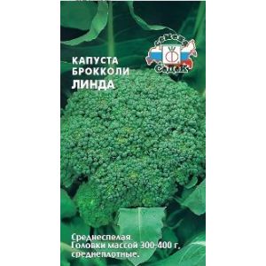 картинка Капуста брокколи Линда 0,3 г ц/п (Седек) магазин Одежда+ являющийся официальным дистрибьютором в России 