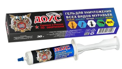 картинка Гель ДОХС от муравьев 30г (Обор) 6/48  магазин Одежда+ являющийся официальным дистрибьютором в России 