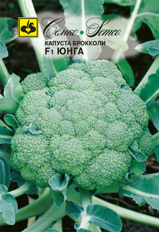 картинка Капуста брокколи Юнга F1 10шт (Семко) ранняя магазин Одежда+ являющийся официальным дистрибьютором в России 