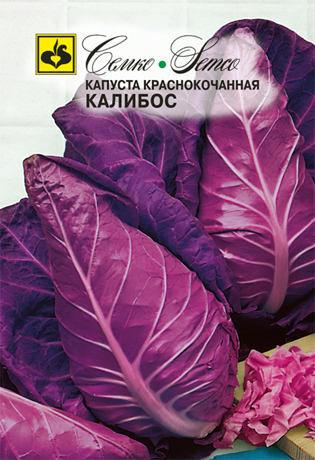 картинка Капуста краснокочанная Калибос 0,3г (Семко) ср/ранняя магазин Одежда+ являющийся официальным дистрибьютором в России 