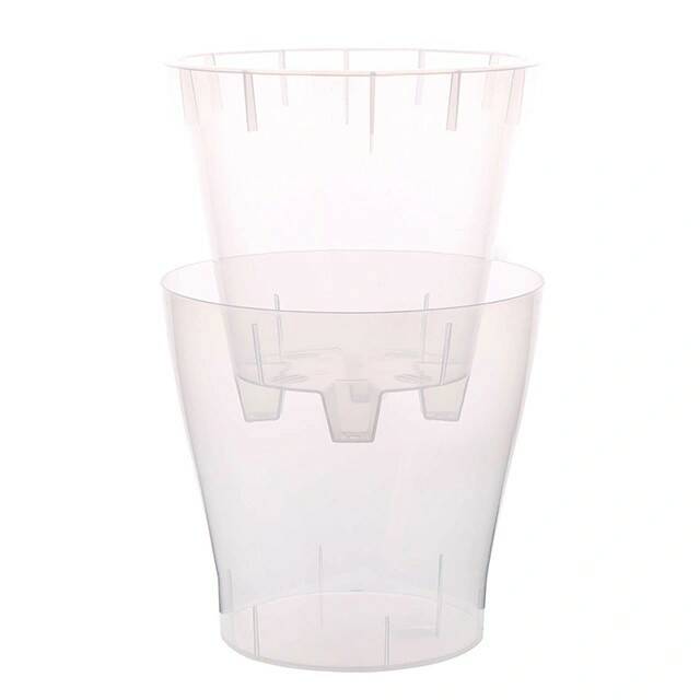 картинка Горшок для Орхидей ЛЕЯ 5л прозрачный БШ7885 (Альтернатива)  магазин Одежда+ являющийся официальным дистрибьютором в России 