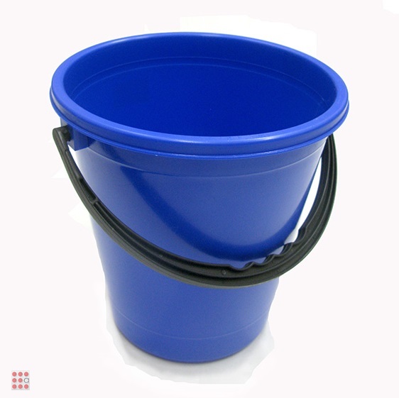 картинка Ведро 7л Волга цветное хозяйственное БК0014 (АгроП) магазин Одежда+ являющийся официальным дистрибьютором в России 