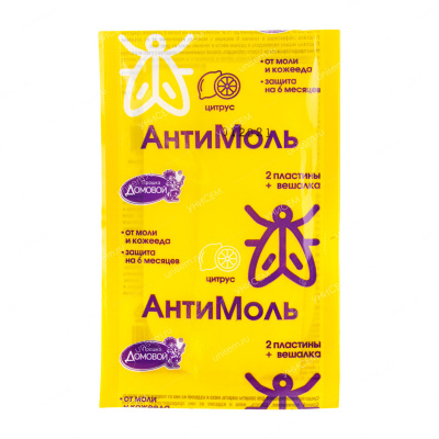 картинка Антимоль Домовой крючок Цитрус М008 (Дезпром) 10/150 магазин Одежда+ являющийся официальным дистрибьютором в России 