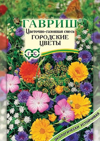 картинка Газон цветущий Городские цветы 30г ц\п (Гавриш)  магазин Одежда+ являющийся официальным дистрибьютором в России 