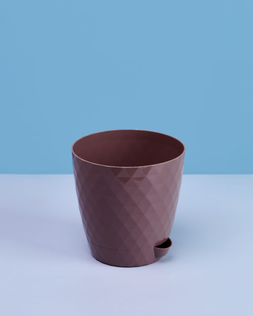 картинка Кашпо Румба 1,5л Мокко (ПластАвеню) 2/32 магазин Одежда+ являющийся официальным дистрибьютором в России 