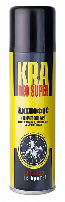 картинка Дихлофос КРА ДЕО СУПЕР Киллер универсал 300мл (ВХ) 4/24 магазин Одежда+ являющийся официальным дистрибьютором в России 