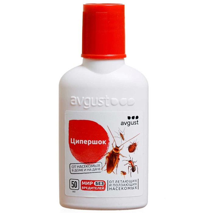 картинка Ципершок 50мл от летающих и ползающих (Август) 5/50 Новинка! магазин Одежда+ являющийся официальным дистрибьютором в России 