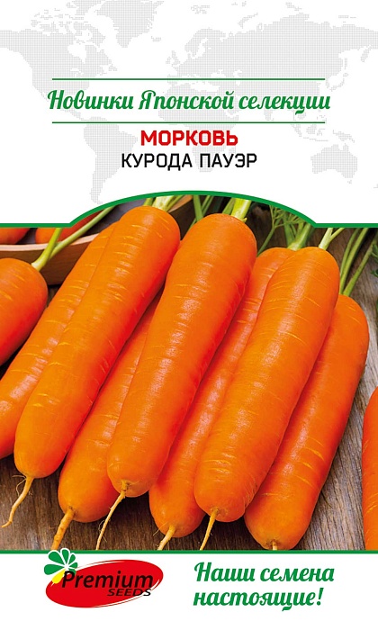 картинка Морковь Курода Пауэр 0,5г ц/п (ПрСидс) магазин Одежда+ являющийся официальным дистрибьютором в России 