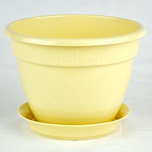 Кашпо Антик 17 крем 1,6л (Техпласт)