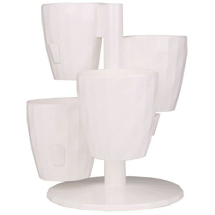 картинка Кашпо Каскад RUBY Квадро Пудра 1л КШ-8690 ВМС магазин Одежда+ являющийся официальным дистрибьютором в России 