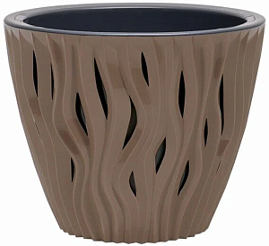 Кашпо Вдохновение 2,25л мокачино КШ-9671 (ВМС)