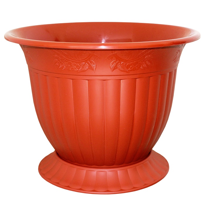 картинка Кашпо Венеция 4 5л на ножке в ассортименте (АгроП) магазин Одежда+ являющийся официальным дистрибьютором в России 