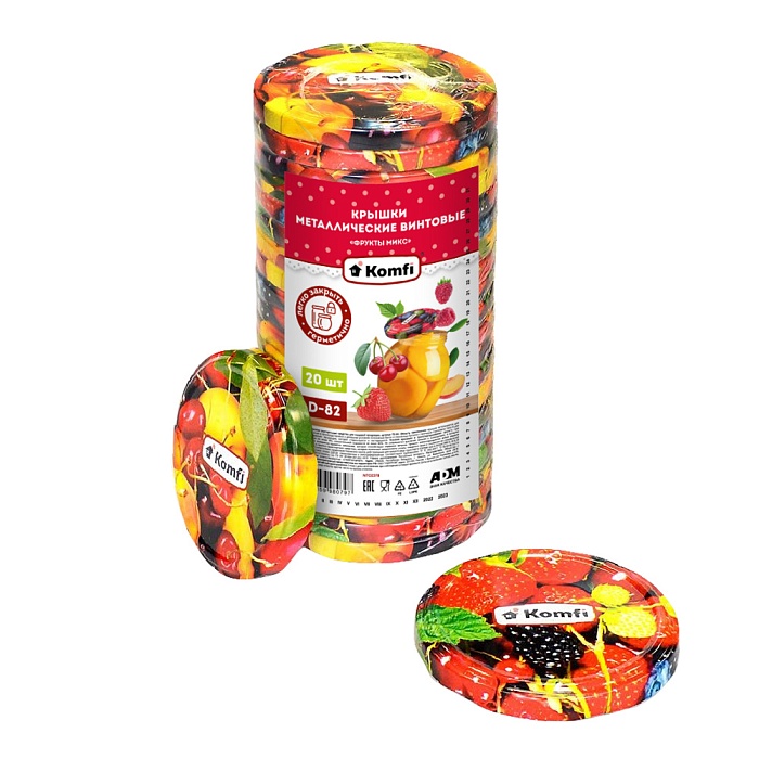 картинка Крышка Твист 82 лит Калейдоскоп (Komfi) 20/720 магазин Одежда+ являющийся официальным дистрибьютором в России 