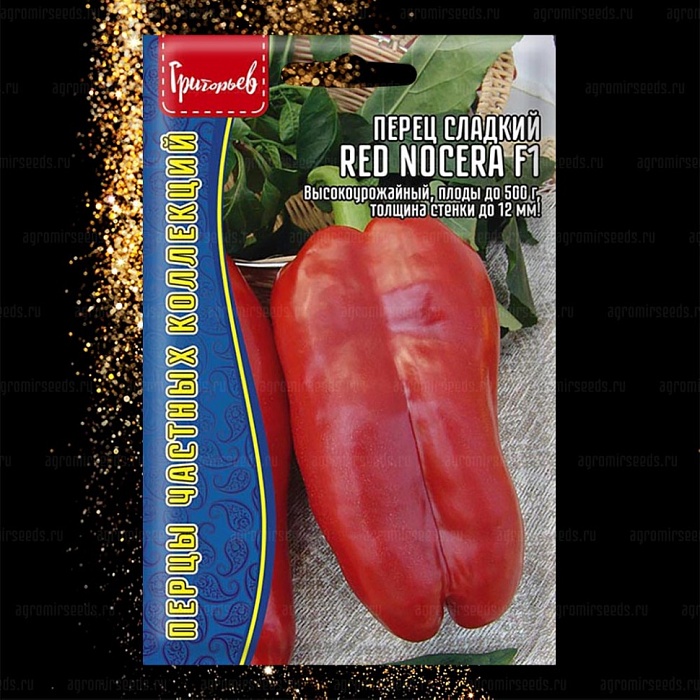 картинка Перец Red Nocera F1 10шт (Григорьев) магазин Одежда+ являющийся официальным дистрибьютором в России 
