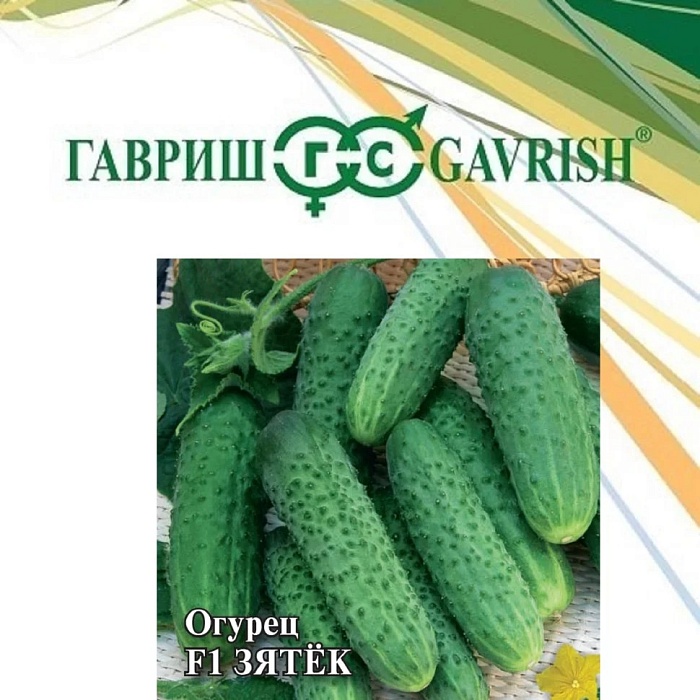 картинка Огурец Зятек F1 100шт (Гавриш) магазин Одежда+ являющийся официальным дистрибьютором в России 