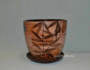 Горшок керамич Бамбук 2,5л (Беларусь)