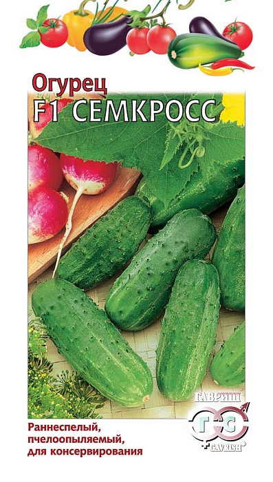 картинка Огурец Семкросс F1 10шт ц/п (Гавриш) магазин Одежда+ являющийся официальным дистрибьютором в России 