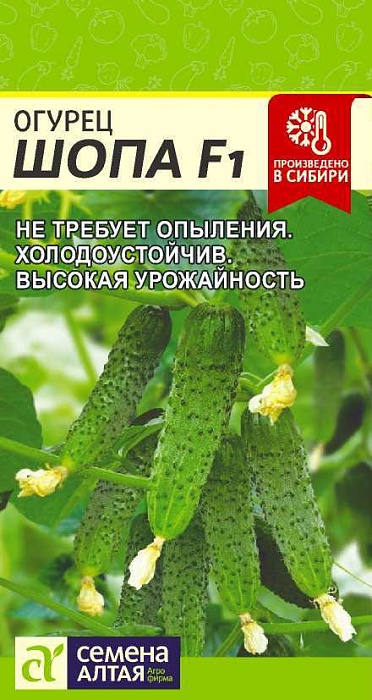 картинка Огурец Шопа F1 5шт ц/п (СемАлт) магазин Одежда+ являющийся официальным дистрибьютором в России 