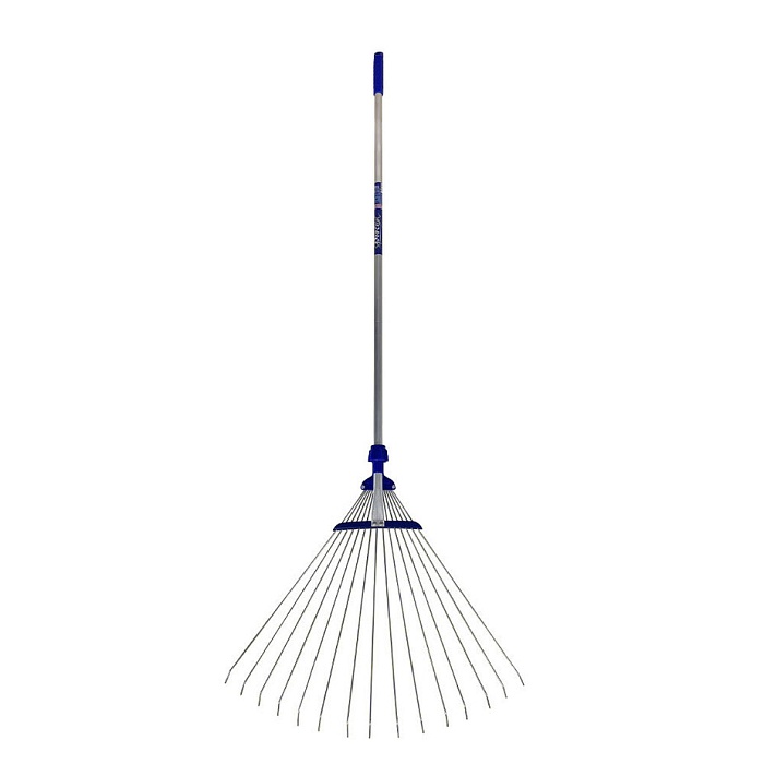 картинка Грабли веерные проволочные раздвижные 15 зуб. с/ч мет.телескопич. (Иагро) магазин Одежда+ являющийся официальным дистрибьютором в России 