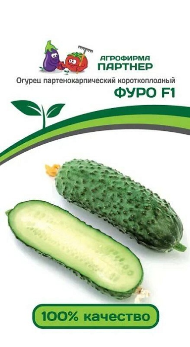 картинка Огурец Фуро F1 5шт (Партнер) очень ранний,партен.,короткоплод магазин Одежда+ являющийся официальным дистрибьютором в России 