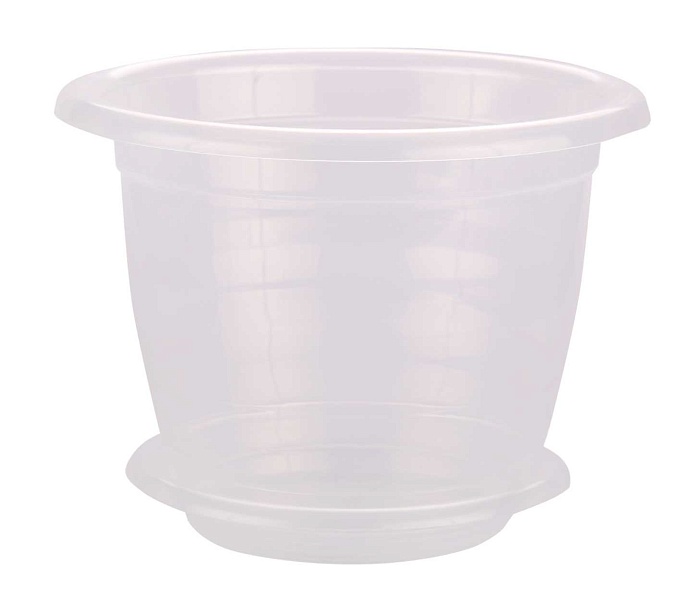 картинка Горшок для Орхидей 3,5л прозрачный НОВЫЙ БШ7687 (Альтернатива)  магазин Одежда+ являющийся официальным дистрибьютором в России 