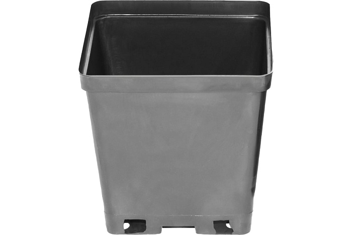 картинка Горшок для рассады квадратный 15*15*15/2,7л твердый (Амина) 10/360 магазин Одежда+ являющийся официальным дистрибьютором в России 